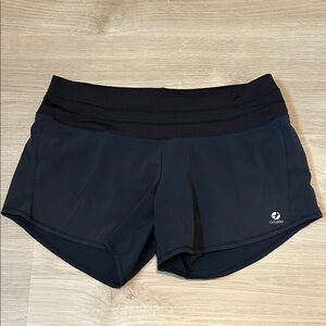 Oiselle Black Roga running shorts